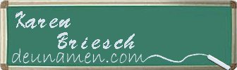 Karen Briesch Visitenkarte